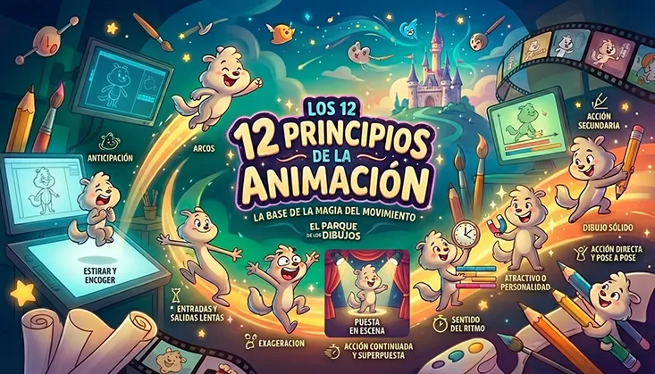 Los 12 principios de la animación