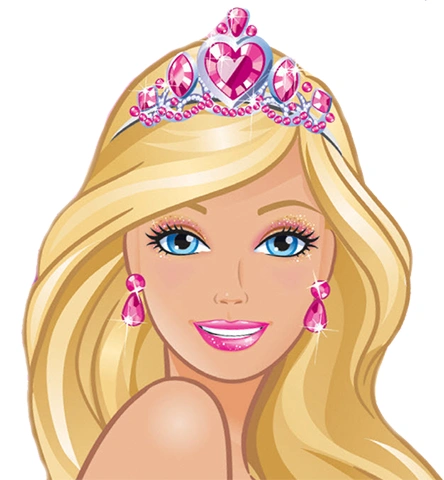 Imagen ilustración retrato de Barbie