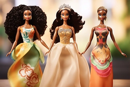 Imagen de princesas Barbies con tiara