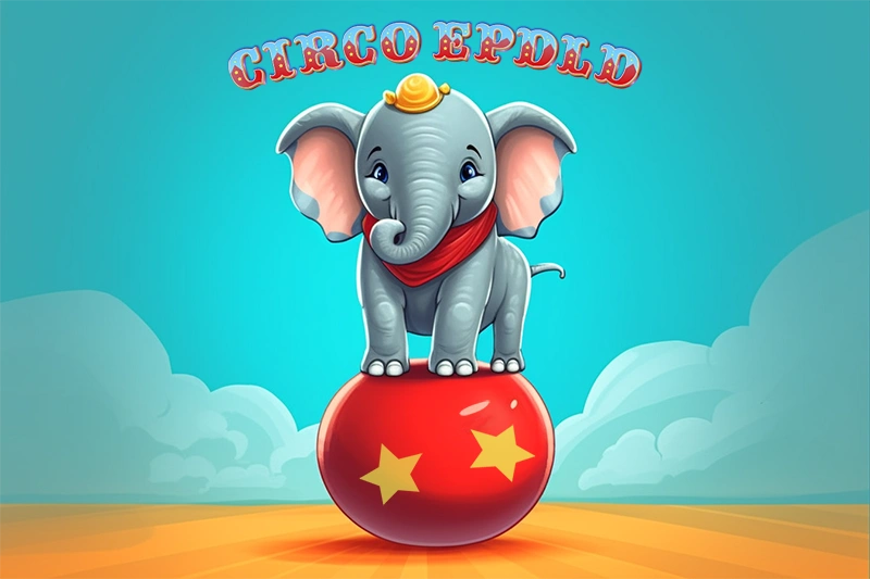 El gran circo de EPDLD. Dibujo de El Elefante Equilibrista
