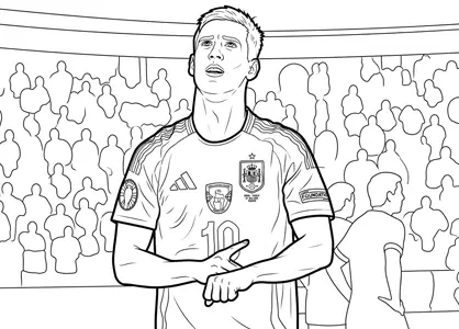 Dani Olmo celebrando un gol