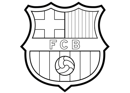 Barcelona Logo Coloring Pages