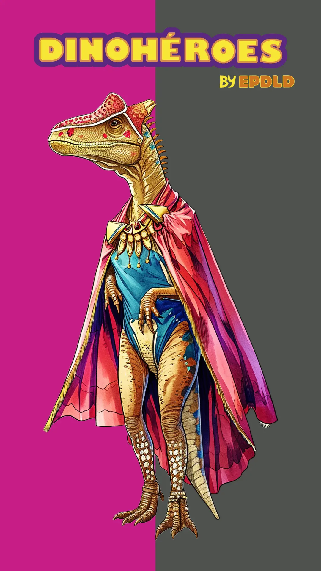 Dinosaurio superheroína Dévora