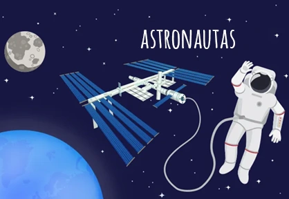 Dibujos de astronautas