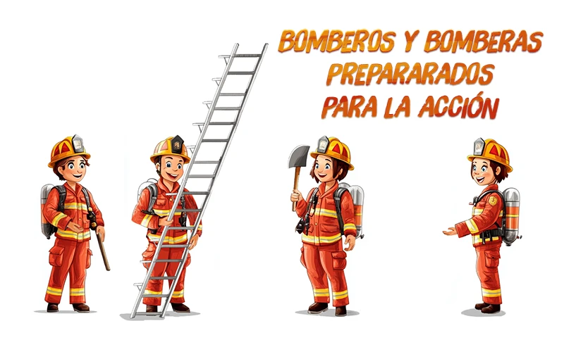 Bomberos y bomberas preparados para la acción