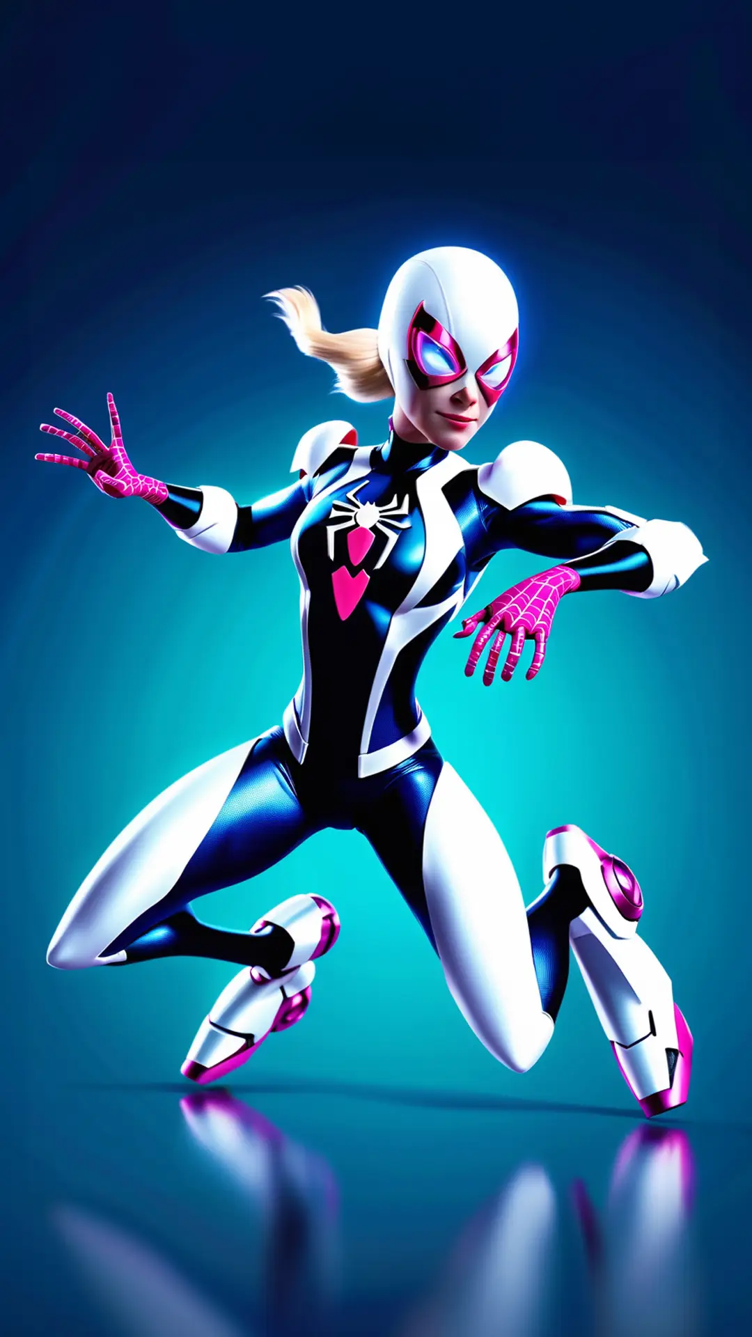 Superheroína Spider Gwen Stacy Transformer