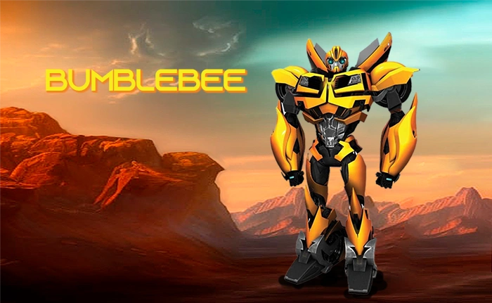 Dibujo del robot Transformers Bumblebee para imprimir