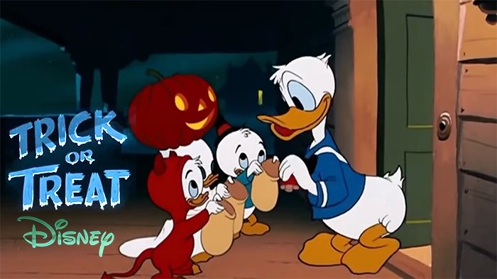 Dibujos animados de Halloween clásicos de Disney Trick or Treat