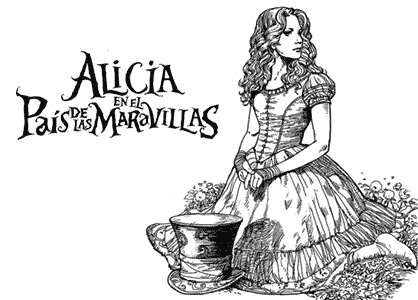 Dibujos de Alicia en el País de las Maravillas