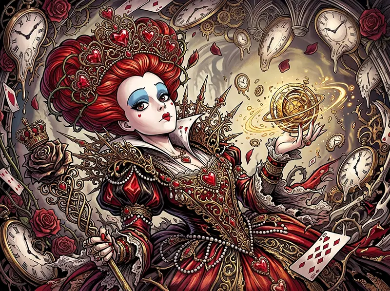 La Reina Roja, el trono del caos, el personaje histriónico de Alicia en el País de las Maravillas La Reina Roja, el trono del caos, el personaje histriónico de Alicia en el País de las Maravillas