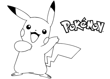 ▷ Dibujos Pikachu para dibujar, imprimir, colorear y recortar