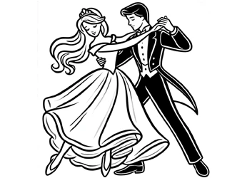 El baile de la Princesa con el Príncipe