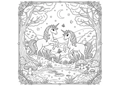 Jugando en el jardín de fantasía, versión 2