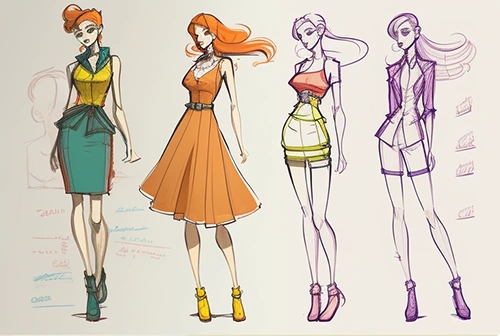 Dibujo de moda Dibujo de moda