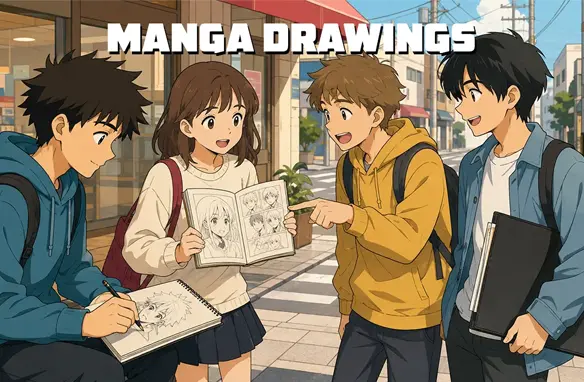 Colección de dibujos Manga