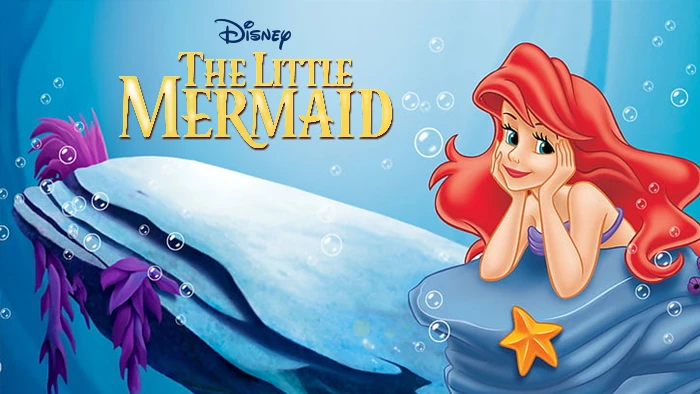 The Little Mermaid from Disney coloring book