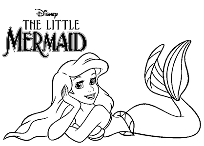 The Little Mermaid coloring pages