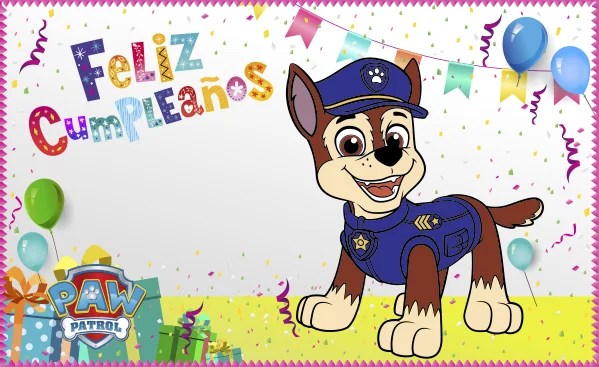 PAW Patrol Birthday Card