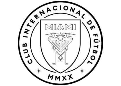 Inter Miami CF crest to color