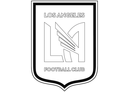 Los Angeles Football Club crest for download, version 1