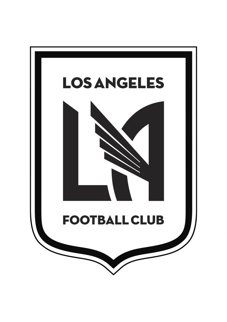 Coloring page of the Los Angeles Football Club soccer team crest, version 3 Coloring page of the Los Angeles Football Club soccer team crest, version 3