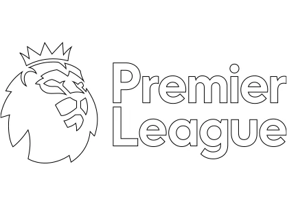 Premier League logo coloring page