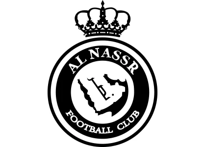 Shield of the Al-Nassr football team from Saudi Arabia