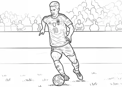 Dani Olmo with the Spanish National Team