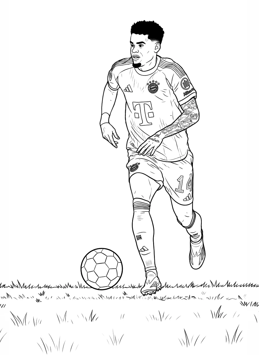 Luis Díaz, the Colombian player for Bayern Munich in Germany.