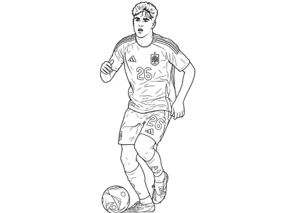 Pau Cubarsí with the Spanish world champion team