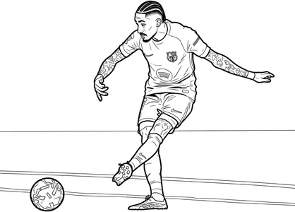 Raphinha playing for FC Barcelona