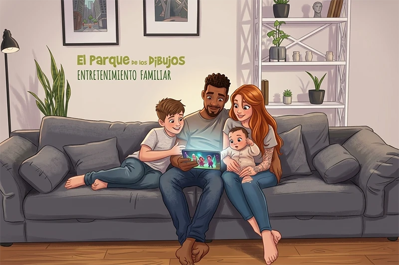 El Parque de los dibujos, entretenimiento familiar online