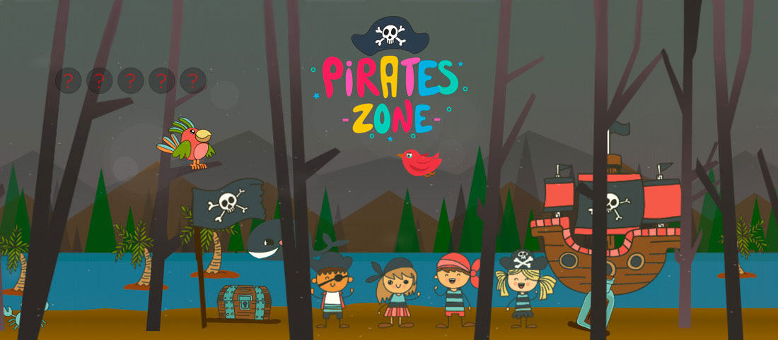 Juegos de piratas infantiles interactivos Pirates Zone