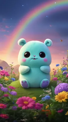 Peluche azul