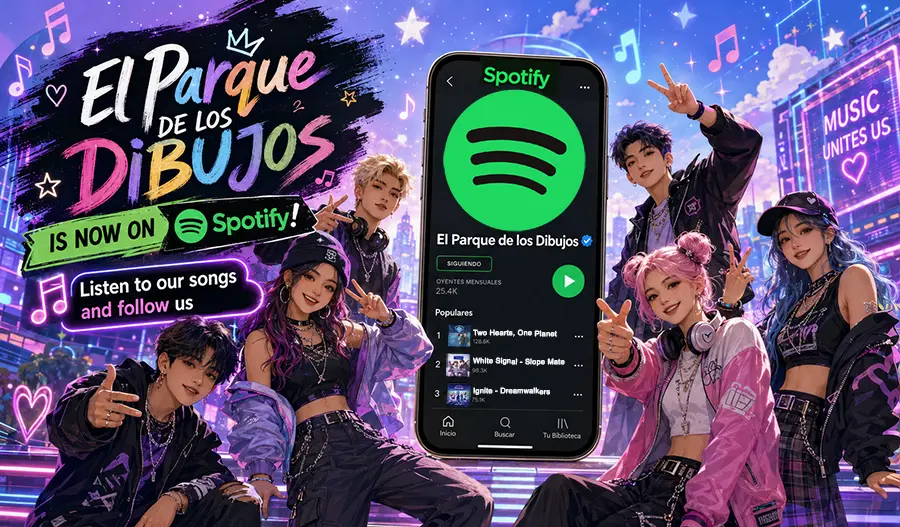 Listen to our music on Spotify.