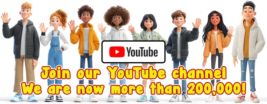 Join our YouTube Channel. We are more than 200,000!