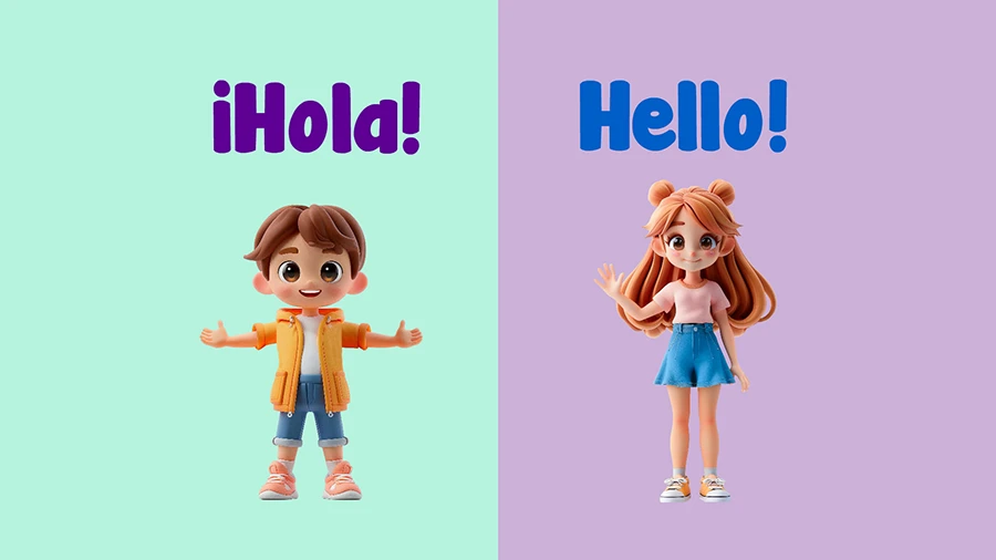 Inglés para niños. ¡Hola!