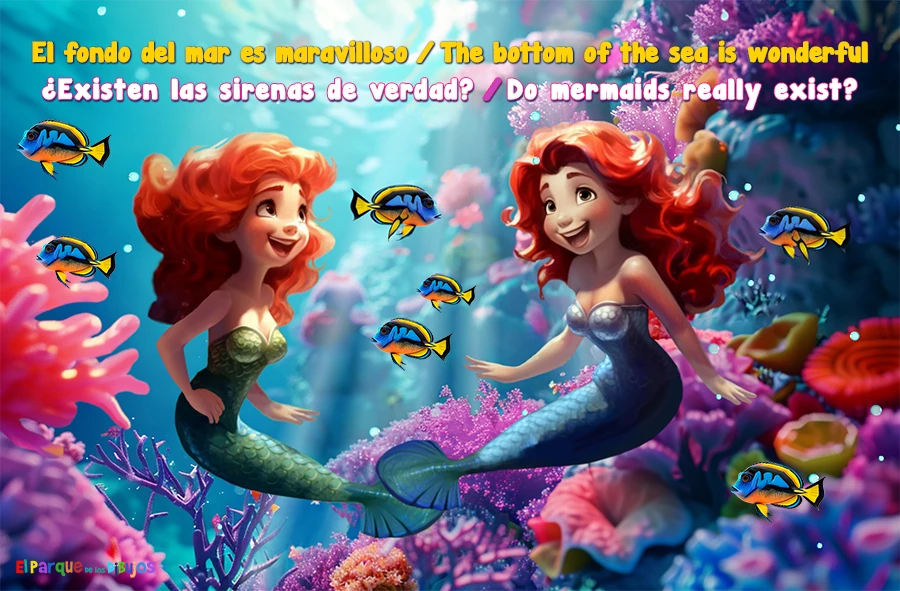 Inglés para niños. ¿Existen las sirenas de verdad? Do mermaids really exist?