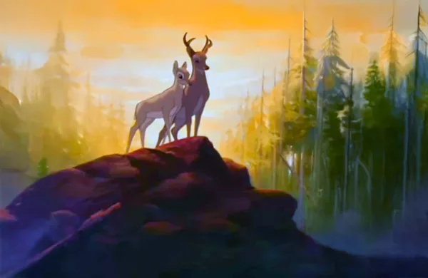 Bambi adulto con Falina