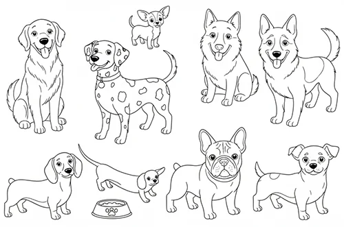 Dibujos de perros