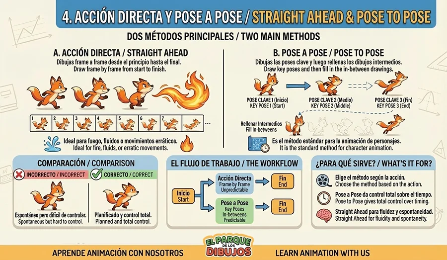 Animation Principle 4: Straight Ahead & Pose to Pose