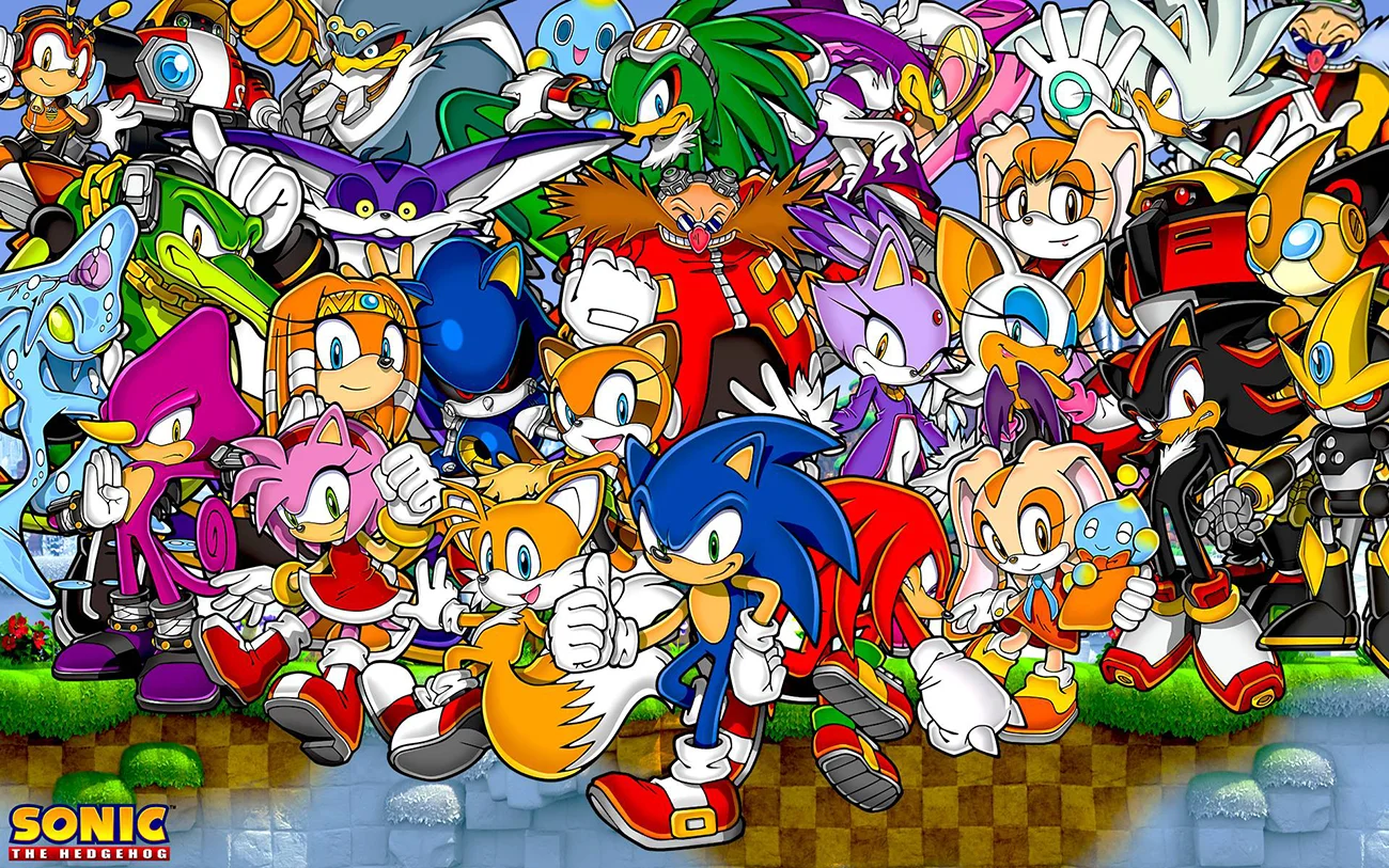 Colección de personajes de la saga Sonic The Hedgehog 