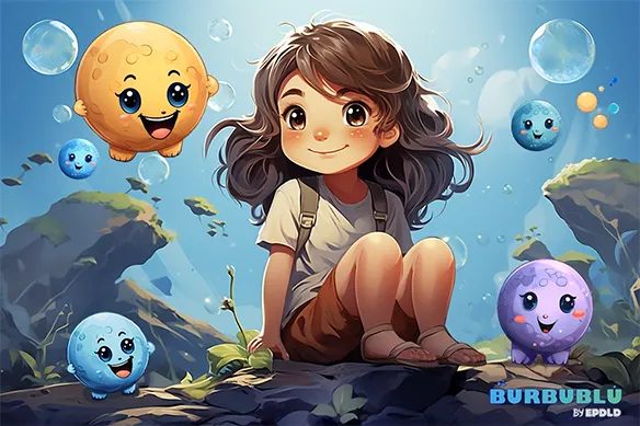 Cartoon series Burbublú bubbles by EPDLD