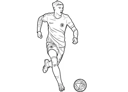 Cole Palmer coloring page