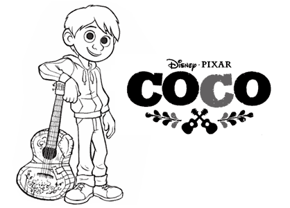Disney-Pixar's Coco Coloring Pages