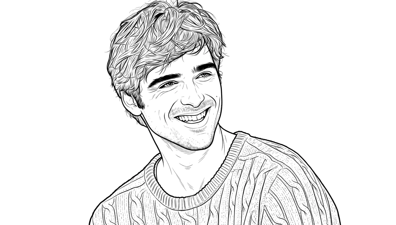 Dibujo para colorear de Jacob Elordi Dibujo para colorear de Jacob Elordi