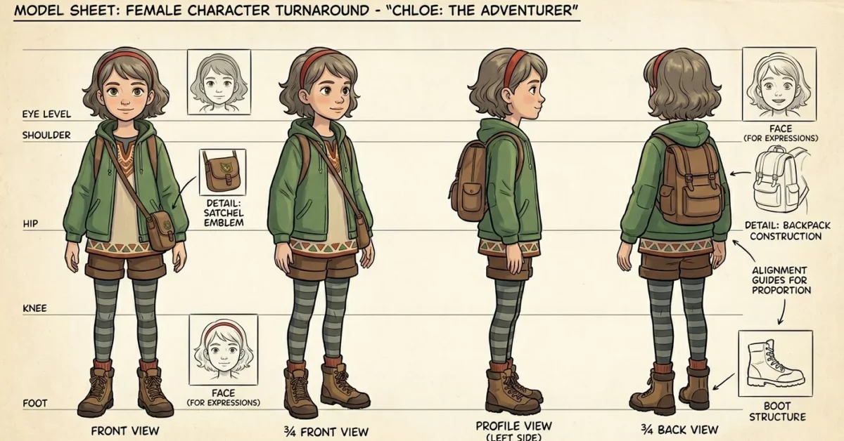 Model Character Names Character Model Sheets: The Blueprint of Character Design