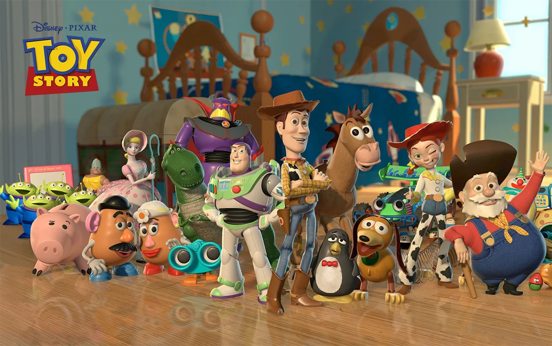 Los personajes protagonistas de la película de Disney Pixar Toy Story Los personajes protagonistas de la película de Disney Pixar Toy Story