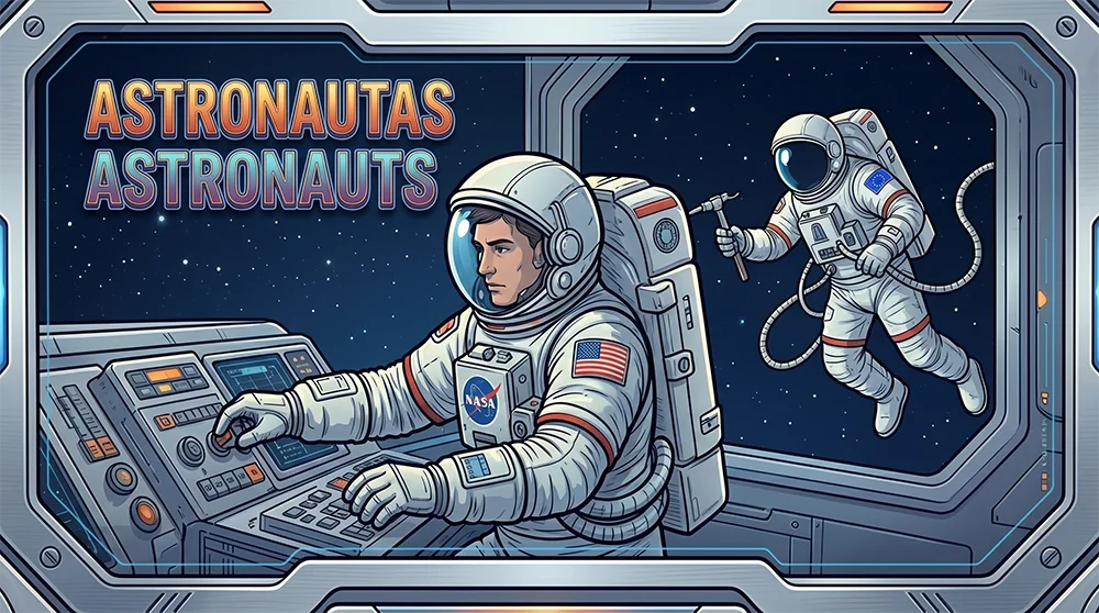 Astronauts drawings and coloring pages