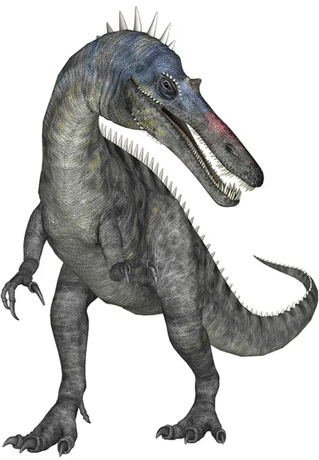 Dinosaur of the species Suchomimus